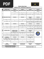 Winston Salem Open: ORDER OF PLAY - Wednesday, 22 August 2018