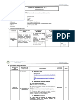 Sesion de Aprendizaje Narracion Oral PDF