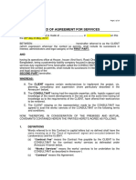 Deed of Agreement Architectural Contract Bangladesh