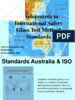 Developments in International Safety Glass Test Method Standards