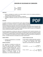 Laboratorio Medicion de Velocidades de Corrosion