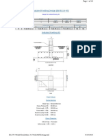 Isolated Footing Design (BS 8110-97) : Footing No. Group ID Foundation Geometry - Length Width Thickness