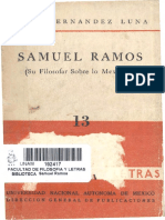 13 J H Luna Samuel Ramos Filosofar Mexicano 1956