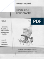 Sears Roto Tiller