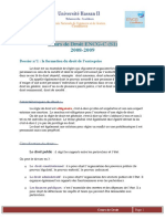 Cours de Droit ENCG-C (S1) 2008-2009: Dossier N°1: La Formation Du Droit de L'entreprise