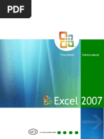 Excel2007f TrainingManual PDF