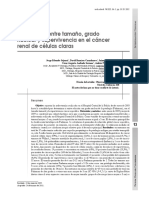 Correlación Entre Tamaño, Grado Nuclear (Fuhrman) y Supervivencia en El Cáncer Renal de Células Claras