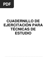 Cuadernillo Tecnicas Estudio