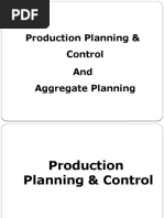 Production Planning & Control