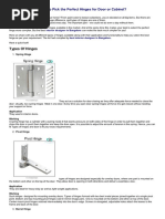 Types of Hinges - How To Pick The Perfect Hinges For Door or Cabinet?