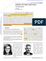 Koch - 2008 - Diversity of Structure, Morphology and Wetting of Plant Surfaces