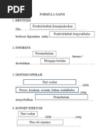 Formula Sains