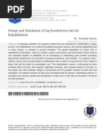 Design and Simulation of Leg-Exoskeleton Suit For Rehabilitation