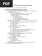 Determiners and Other Functional Categories