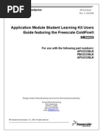 Application Module Student Learning Kit Users Guide Featuring The Freescale Coldfire® M52233