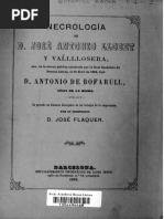 Necrologia de D. José Antonio Llobet I Vall-Llosera