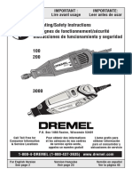 Manual Del Propietario Dremel 3000