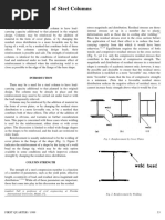 The Reinforcement of Steel Columns