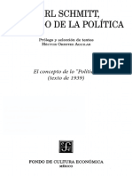 Schmitt, C. El Concepto de Lo Político