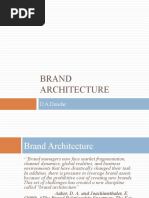 Brand Architecture: D A Dundar