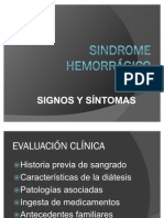 Sindrome Hemorrágico