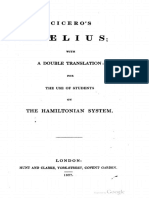 Cicero's Laelius With A Double Translation For The Use of Students On The Hamiltonian System, 1827