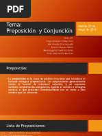 Preposicion Y Conjuncion