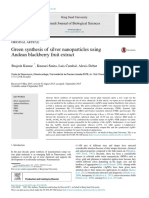 Green Synthesis of Silver Nanoparticles Using An 2017 Saudi Journal of Biolo