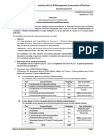 Institute of Cost & Management Accountants of Pakistan: Circular