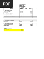 Presupuesto Disco Duro