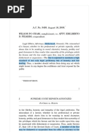 A.C. No. 5499. August 16, 2005. WILSON PO CHAM, Complainant, vs. ATTY. EDILBERTO D. PIZARRO, Respondent