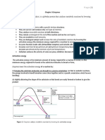 Chapter 3:enzymes: Enzymes Lower The Activation Energy of A Reaction by