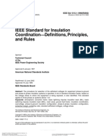 IEEE Standard For Insulation Coordination-Definitions, Principles, and Rules