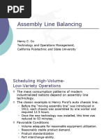 Assembly Line Balancing