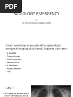 Radiology Emergency: by Dr. Edwin Hasiholan Pandjaitan, Sprad