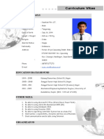 Curriculum Vitae: Personal Details