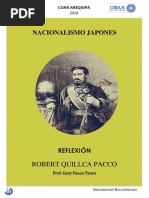 Nacionalismo Japones - Robert Quillca Pacco