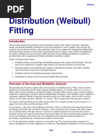 Distribution (Weibull) Fitting