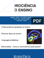 Neurociência No Ensino de Sala de Aula