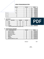 Daftar Tabel Harga Pekerjaan Plumbing