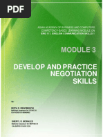 Develop and Practice Negotiation Skills