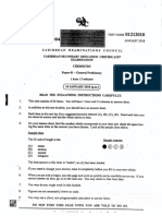 CSEC Chemistry January 2018 P1 PDF