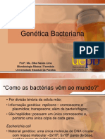 (Aula 7 Microbiologia Básica - Prof . Zilka) Genética Bacteriana