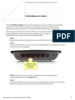 Soporte Oficial de Linksys - Conexión de Un Switch de Linksys A Un Router