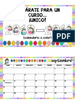 Calendario Escolar 2018 2019 A Color