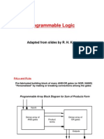 Programmable Logic: Adapted From Slides by R. H. Katz