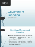 Government Spending: Bustamante, Araceli Cunanan, Angellie