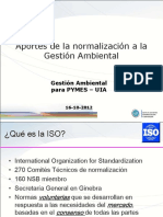 Aportes de La Normalización A La Gestión Ambiental