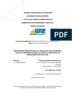 Propuestade Franquiciabajo La Modalidad de Alojamiento Con Plan Corporativo para La Posada La Segoviana, en Barquisimeto Estado Lara