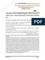 Valorization of Shea Caterpillar Droppings (Cirina Butyrospermi Vuillet) in The Ecological Management of Soil Fertility in Burkina Faso